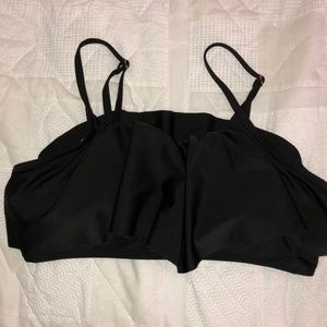 Black bathing suit top